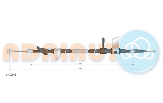 Dra vajer, parkeringsbroms