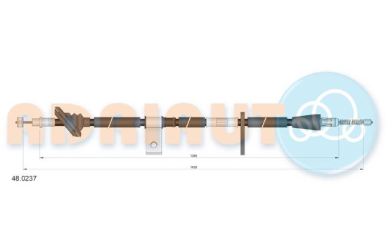 Dra vajer, parkeringsbroms