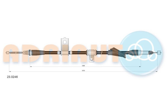 Dra vajer, parkeringsbroms