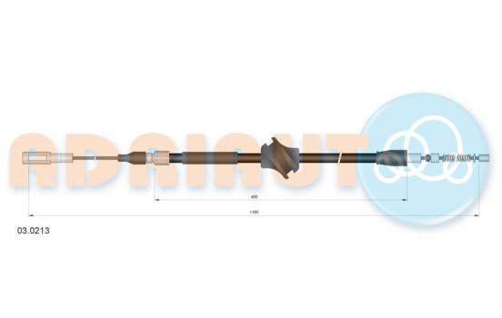 Dra vajer, parkeringsbroms