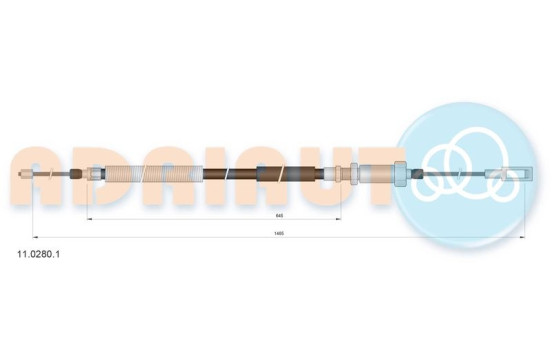 Dra vajer, parkeringsbroms