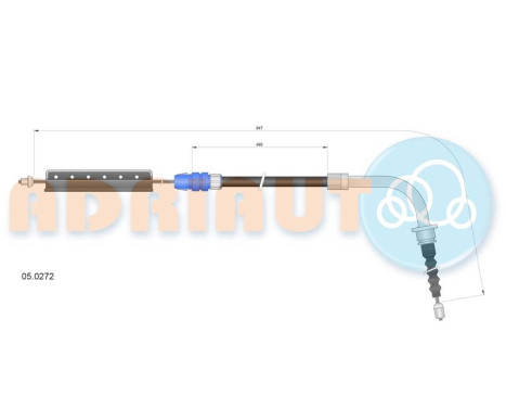 Dra vajer, parkeringsbroms