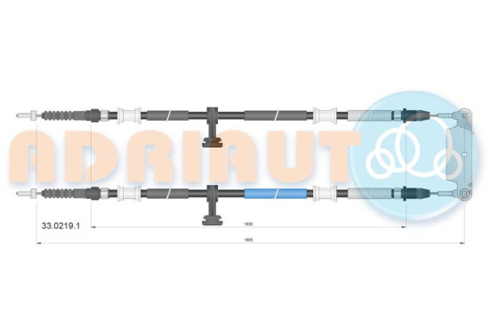 Dra vajer, parkeringsbroms