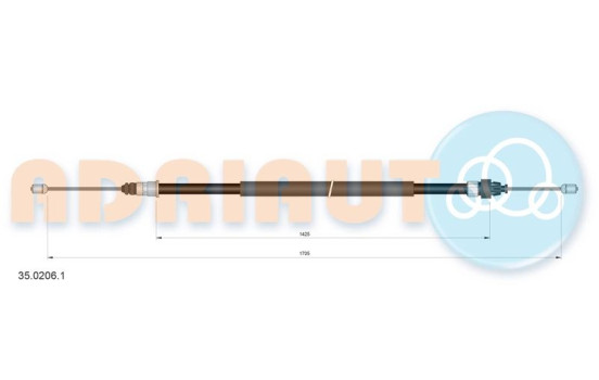 Dra vajer, parkeringsbroms