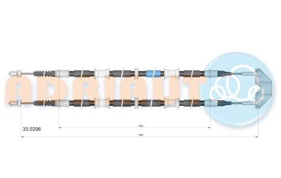 Dra vajer, parkeringsbroms