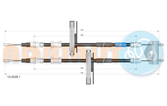 Dra vajer, parkeringsbroms