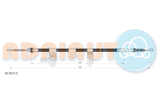 Dra vajer, parkeringsbroms