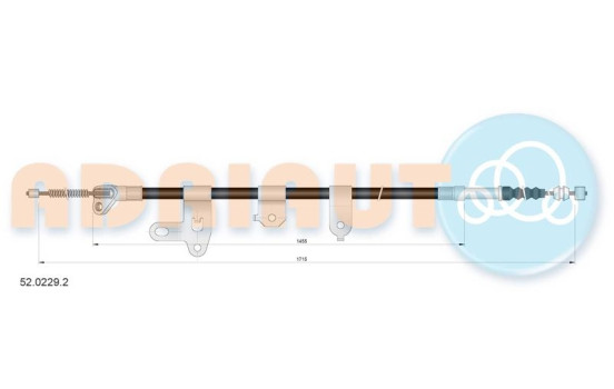 Dra vajer, parkeringsbroms