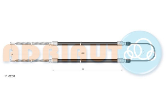 Dra vajer, parkeringsbroms