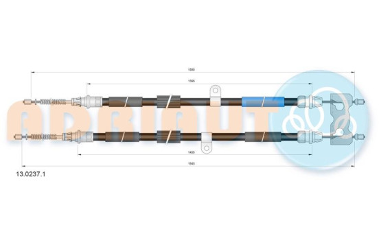 Dra vajer, parkeringsbroms