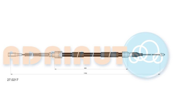 Dra vajer, parkeringsbroms