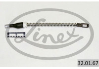 Dra vajer, parkeringsbroms