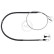 Dragkabel, parkeringsbroms K10192 ABS