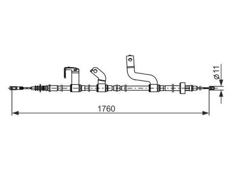 Dragkabel, parkeringsbroms