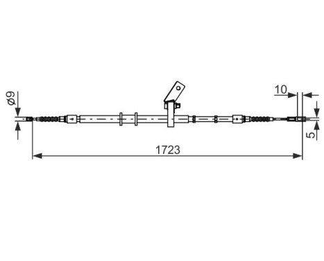 Dragkabel, parkeringsbroms