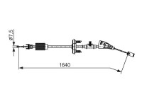 Dragkabel, parkeringsbroms