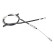 Vajer, parkeringsbroms 107922 FEBI