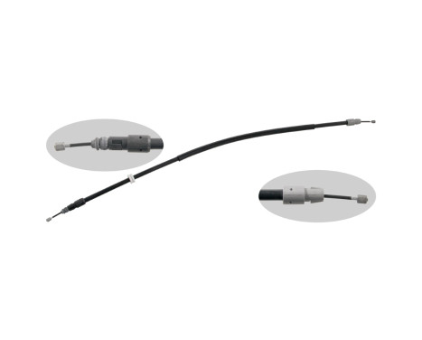 Vajer, parkeringsbroms 34908 FEBI