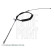 Vajer, parkeringsbroms ADA104606 Blue Print, miniatyr 2