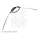 Vajer, parkeringsbroms ADA104609 Blue Print, miniatyr 2