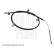 Vajer, parkeringsbroms ADC446212 Blue Print, miniatyr 2