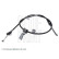 Vajer, parkeringsbroms ADK846100 Blue Print, miniatyr 2