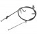 Vajer, parkeringsbroms ADK84691 Blue Print