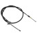 Vajer, parkeringsbroms ADT346146 Blue Print