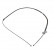 Vajer, parkeringsbroms ADT346333 Blue Print
