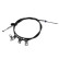 Vajer, parkeringsbroms ADT346348 Blue Print