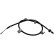 Vajer, parkeringsbroms BHC-3134 Kavo parts