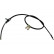 Vajer, parkeringsbroms BHC-4614 Kavo parts, miniatyr 2