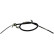 Vajer, parkeringsbroms BHC-9131 Kavo parts