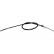 Vajer, parkeringsbroms BHC-9139 Kavo parts