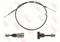 Vajer, parkeringsbroms GCH493 TRW