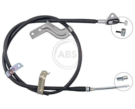 Vajer, parkeringsbroms K10009 ABS