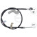 Vajer, parkeringsbroms K10009 ABS