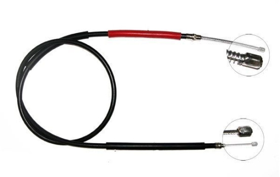Vajer, parkeringsbroms K10018 ABS