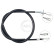 Vajer, parkeringsbroms K10034 ABS