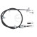 Vajer, parkeringsbroms K10063 ABS