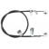 Vajer, parkeringsbroms K10068 ABS