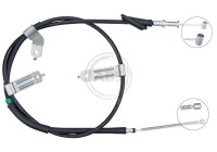 Vajer, parkeringsbroms K10254 ABS
