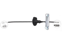 Vajer, parkeringsbroms K10371 ABS