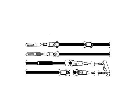 Vajer, parkeringsbroms K11435 ABS, bild 2