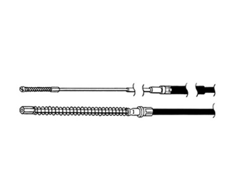 Vajer, parkeringsbroms K11526 ABS, bild 2