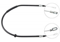 Vajer, parkeringsbroms K11616 ABS