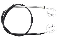 Vajer, parkeringsbroms K12063 ABS