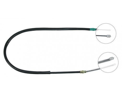 Vajer, parkeringsbroms K12296 ABS