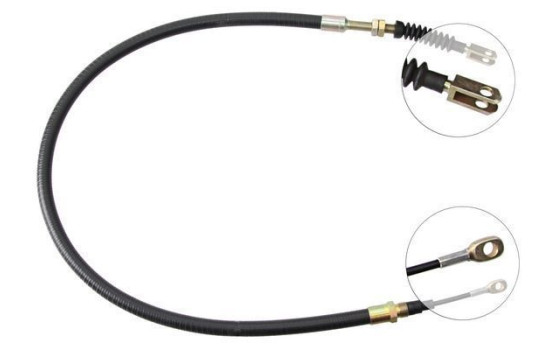 Vajer, parkeringsbroms K12396 ABS
