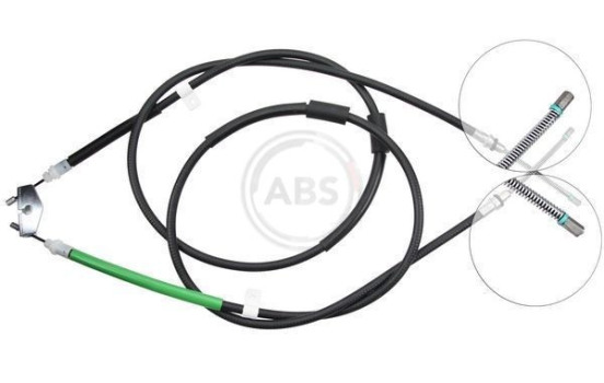 Vajer, parkeringsbroms K12405 ABS, bild 3